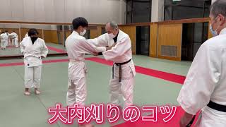 （Judo 柔道）大内刈りの基本的なコツ