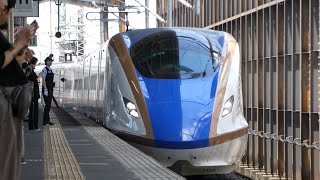 2408C たにがわ408号E7系F32編成　熊谷駅入線シーン