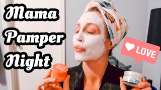 MAMA PAMPER NIGHT | SELF CARE ROUTINE | MOM AT HOME SPA NIGHT  | COCOA AND EVE