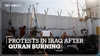 Protests in Iraq after burning of Quran in Copenhagen