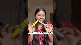 Maybelline Colossal Mascara VS Maybelline Skyhigh Mascara✨Which one to buy? #shorts #youtubeshorts