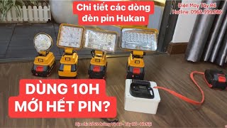 Chi tiết về đèn pin Hukan đủ các giải bóng