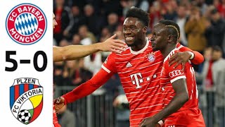 Bayern Munich VS Viktoria plzen 5-0 |Extended Highlights 2022 | Match HD