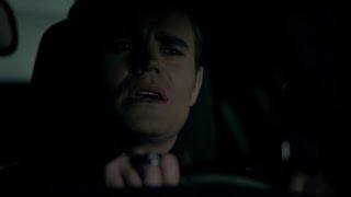 Stefan breaks down in his car because Elena's dead | Tvd Stelena Season 7 Episode 12