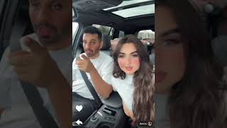 سنابات عائلة ميرو | اميره وعبدالرحمن واجهتهم عاصفه على طريق السفر 💔 اميره مريضه 🥺💔