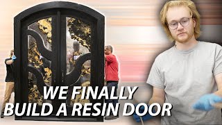 $50K Resin and Wood Exterior Door