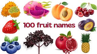 100 + Fruit Name In English Vocabulary | Fruits Vocabulary | Name Of Fruits