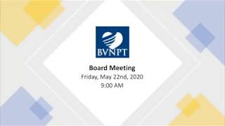 Board of Vocational Nursing and Psychiatric Technicians Meeting - May 22, 2020 - 1 of 2