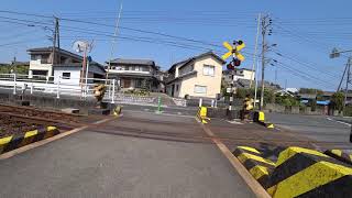 遠州鉄道旧奥山線廃線跡をBROMPTONで走る。旧岡地駅付近～旧気賀口駅（桜並木）