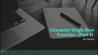 Character Single Row Function (Part 1) (UPPER, LOWER, INITCAP, CONCAT, LENGTH,) || SQL (14)