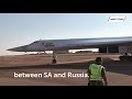 watch russian bomber aircraft lands in sa during military visit