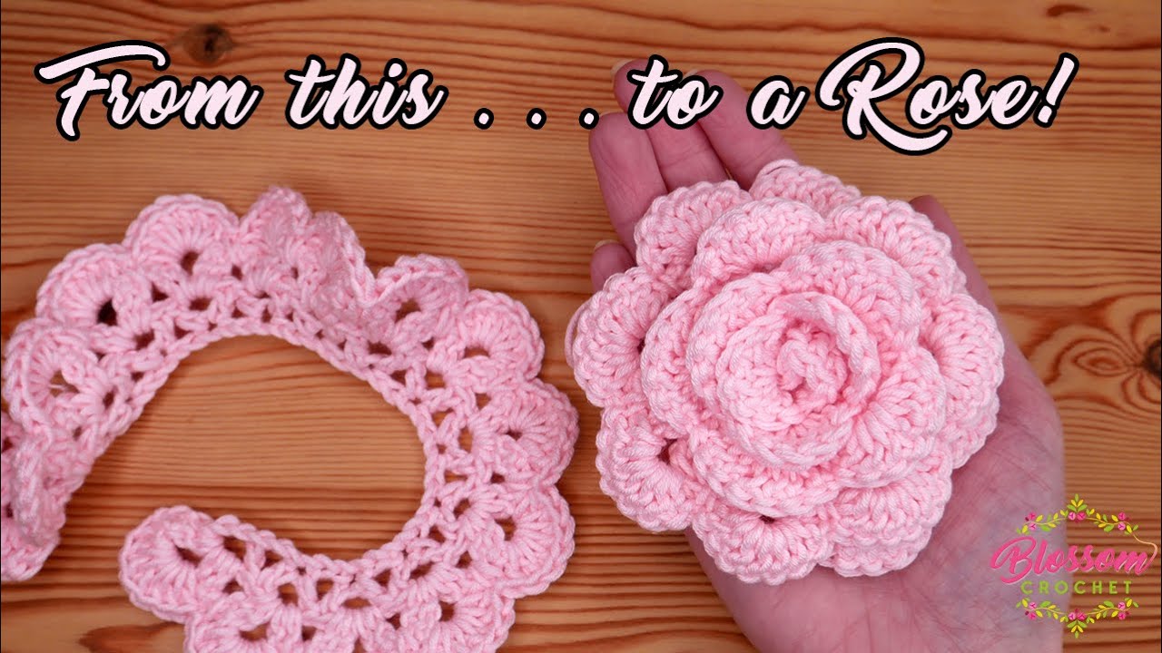 Crochet Rose Pattern For Beginners