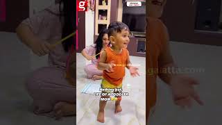 அம்மா வாசிக்க நான் ஆட ஒரே கூத்தா இருக்கும் ..Baby Cute Dance 😍