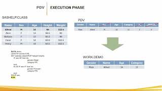 The SAS Program Data Vector : step by step