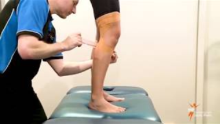 Knee Hyperextension Blocking Tape