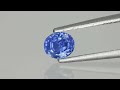 0.87 carat top grade cornflower blue kashmir sapphire gia