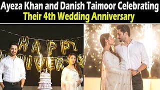 Ayeza Khan and Danish Taimoor Celebrating  4th Wedding Anniversary | Celeb Tribe | Desi Tv | TB2