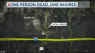 1 dead after 2-vehicle crash on FM 2015 in Smith County