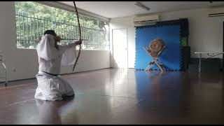 arco Yumi flecha Ya bambu para kyujutsu Arquearia Samurai