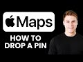 NEW! How to Drop a Pin in Apple Maps (2025) 📍 | Quick & Easy iPhone Guide