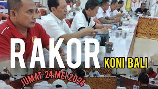 RAKOR KONI BALI PERSIAPAN PON  ACEH SUMUT 2024 DAN PORPROV BALI 2025 #sports #pon2024