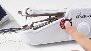 How to use   operate Handheld Sewing Machine  HAITRAL