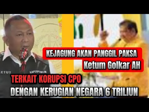 Kejagung Akan Panggil Paksa Ketum Golkar Pada 24 Juli 2023 . - YouTube