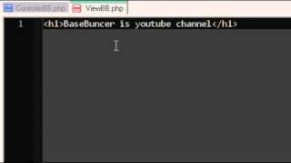 CodeIgniter Tutorial 2 - Controller/View