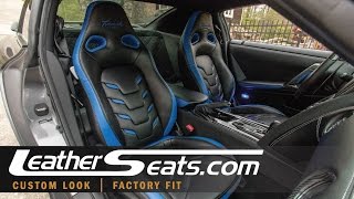 Nissan R35 GT-R Track Edition Custom Replacement Leather Interior - LeatherSeats.com