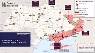 Карта боевых действий в Украине Сегодня 3