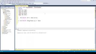 Writing on multiple lines in SSMS