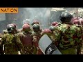 protesters engage police in running battles in mathare