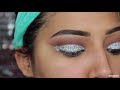 holiday eyeshadow tutorial using winky lux kitten eyeshadow palette giveaway