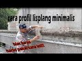 profilan biar lurus pakai cara ini ...|| cara profil lisplang minimalis