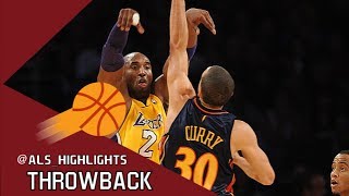 Rookie Stephen Curry vs Kobe Bryant SiCK Duel 2009.12.29 - Steph with 15 Pts, Kobe With 44, 11 Ast!