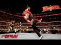 the rock and the usos lay the smackdown on the new day: raw, jan. 25, 2016