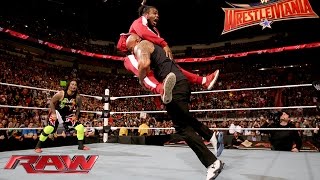 The Rock and The Usos lay the smackdown on The New Day: Raw, Jan. 25, 2016