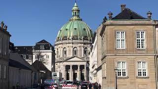 The Amalienborg Palace. Copenhagen, Denmark