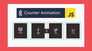 How to create a standard animated counter using HTML, CSS and JavaScript || PSYCHO DEVELOPER ||