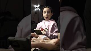 The reaction of the child 😳☠️ #funny #shorts