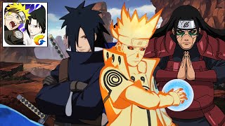 Naruto Online Mobile - 3500$ USD Team (Minato Edo,Hashirama Edo,Madara)  Gameplay