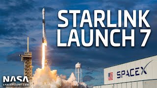 SpaceX LAUNCH -- 7th flight of Starlink - Kennedy Space Center