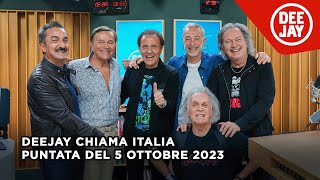 Deejay Chiama Italia - Puntata del 5 ottobre 2023 / Ospiti Pooh