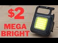 Mini COB Led Flashlight Review - This Light Is Too good... Keychain Work /Camping light