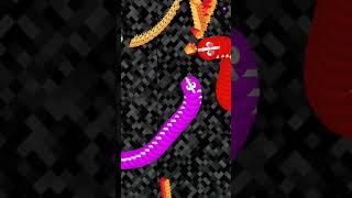 worms zone funny best gameplay | game cacing slither.io +99954 #shorts