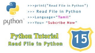 PYTHON TUTORIAL-15 | Read File in Python | M42 TECH