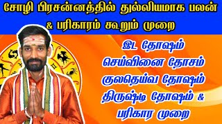 இட தோஷம் செய்வினை தோசம் குலதெய்வ தோஷம் திருஷ்டி தோஷம் அறியும் முறை மற்றும் பரிகார முறை | prasanam