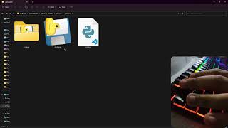 ASMR Programming - Run Python File With One Click [ You Must Know ] - No Talking (2023) #vip