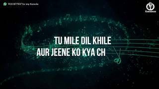 Tum Mile Dil Khile Unplugged Karaoke | Acoustic Beats