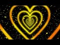 neon heart background yellow heart tunnel background wallpaper heart video background tiktok